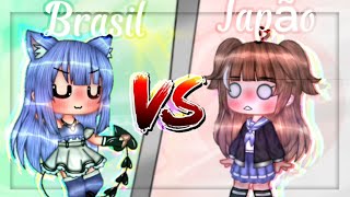 🇧🇷Brasil VS Japão🇯🇵 |Meme original?| ❤Gacha club🤍