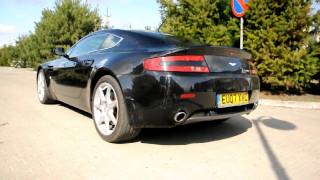 Aston Martin V8 Vantage start up and exhaust sound | ExoticCars.pl