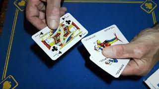 Incredible VISUAL signed melting 3 card monte tutorial/card tricks