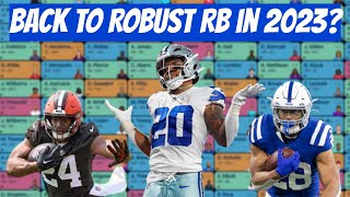 Is 2023 The Year To Pivot Back To A Robust RB Strategy? 12-Team Fantasy Football Half PPR Mock Draft