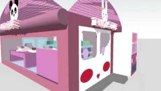 Cute Pinku Convenient Store - 3D modeling Homework