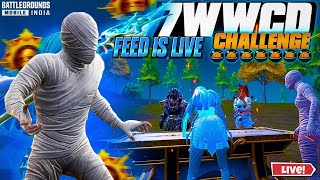 FINALLY 7 CHICKEN DINNER TITLE IS HERE 😱| FEED IS LIVE 🥵 #bgmi #ytviral  #bgmilivestream #pubgmobile