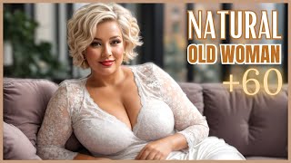 Natural Older Women OVER 60💄 Fashion Tips Review Part 98