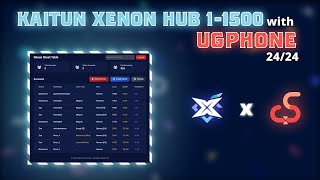 Xenon Kaitun 1-1500 | Multiple Roblox Mobile | 24/24 With Ugphone