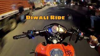 Diwali Crowd || Virat Rider || Simba || Ns125 || Diwali #diwali #rider #motovlogger