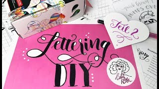 Handlettering Brush Lettering lernen für Anfänger Teil2 #letterparty