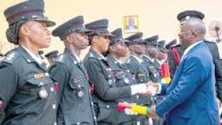 GHANA NATIONAL FIRE SERVICE OFFICERS CADET PARADE BEAUTIFUL DRILLS