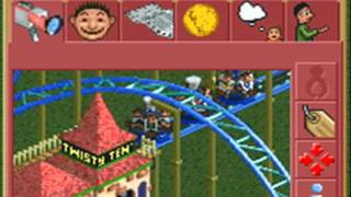 RollerCoaster Tycoon - spinning roller coaster