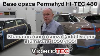 Base opaca Permahyd Hi-TEC 480: Sfumatura con e senza l’additivo per sfumatura 1050/1051