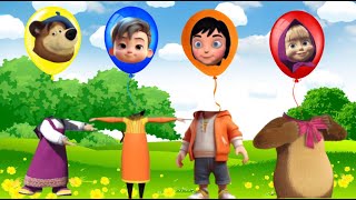 Mom Dad/ Let's go have fun finding characters/ Bebefinn Joãzinho Cocomelon /Kids Games /wrong Head