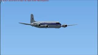 FSX: Flyby DC6 SABENA over Congo