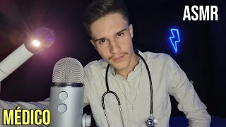 ASMR MEDICO CUIDANDO DA SUA DOR DE GARGANTA!