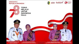 #live Upacara  Hari Kemerdekaan Republik Indonesia ke 78 di Halaman Kantor Pemda Tulungagung