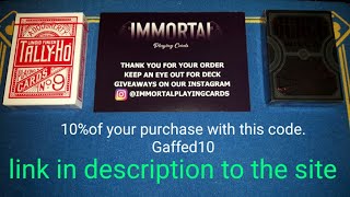 Keep WATCHING for a Special UPLOAD. Immortal playing cards/card tricks