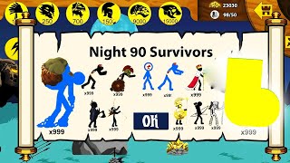 SURVIVOR LEVEL INSANE MODE NIGHT UNLOCKED NEW WARRIORS PART 35| STICK WAR LEGACY  | Bo Gaming