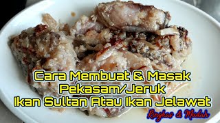 Cara Membuat & Memasak Pekasam / Jeruk Ikan Sultan Atau Ikan Jelawat | Fermented Fish