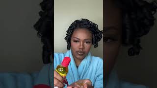 Perm Rod Set on Natural Hair🌀. Full video on my channel! #naturalhairstyles #permrodset