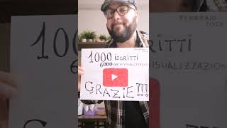 1000 iscritti #virale #shorts