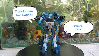 Athan Craftsman is live! Transformers Generations Blurr & aquatic Life