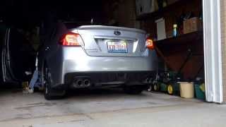 2015 WRX with Satoru Speed 3" catless downpipe on stock exhaust Cold start