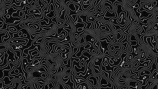 1 Hour of Dark Abstract Height Map Pattern Loop Animation | QuietQuests