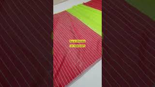 Chanderi saree fabric pattu silk saree code AB 191 || #shorts