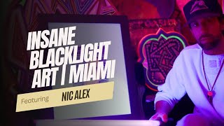 Blacklight Art | Fearful Symmetry | Miami