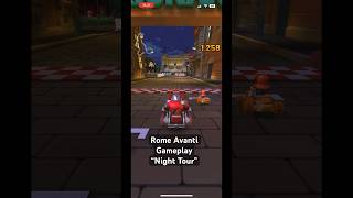 Rome Avanti Gameplay “Night Tour” - Mario Kart Tour #dk #donkeykong #gladiator #mkt #nighttour