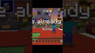 Momen minecraft mob vote 2022 #minecraft #mcpe #shorts #mobvote #sniffer