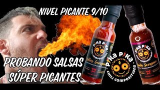 SALSA PICANTE TRINIDAD MORUGA SCORPION  DE PIKA PIKA  / #spicy #nopica #picante