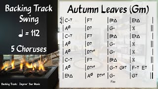 Autumn Leaves - Gm - (112 BPM) - Backing Track