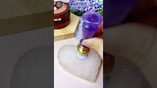 Craspire DIY Purple Color Wax Seal