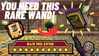 Wizard101| This RARE Book Wand Is A MUST For Your Next Stitch!