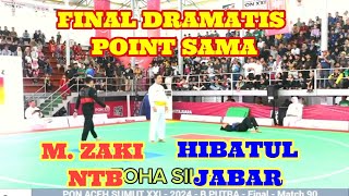 PON XXI ACEH-SUMUT PENCAK SILAT FINAL B PUTRA 🔴 ZAKI (NTT) VS HIBATUL (JABAR) ,🔵