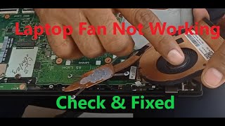 laptop fan not working | laptop ka fan nahi chal raha hai | lenovo laptop cooling