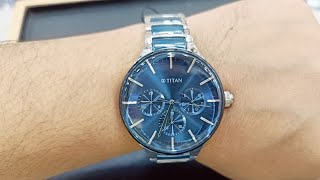 Titan Ceramic Fusion Two Tone Multifunction Watch Review in Hindi #navyawatchgallery