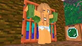 Zombie attack- Himitsucraft tickling Minecraft animation