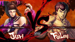 Ultra Street Fighter 4 - Juri Vs Fei Long [Hardest]