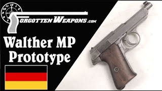 Walther Prototype MP - A Missing Link From PP to P38