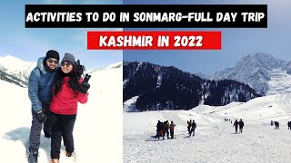 Kashmir Travel Vlog #6 | Sonmarg Kashmir Full Day Tour | Things to do in Sonmarg | Kashmir in Winter