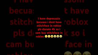 PLZ HELP ME BUY STITCHFACE IN ROBLOX 💔 #shorts