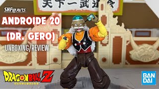 ANDROIDE 20 (DR. GERO) - SH FIGUARTS DRAGON BALL Z- UNBOXING/REVIEW EM PORTUGUÊS BR