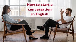 How to start a conversation in English