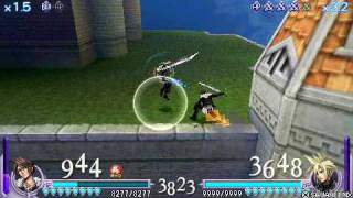 Squall lvl 100 VS Cloud lvl 105