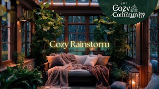 Enjoy the Sounds of Rain & Thunder ⛈️ Cozy Hideaway🪴✨Ambient Summer Dream ✨ #rainsounds