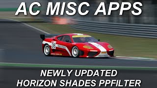 Assetto Corsa | MISC APPS UPDATE | The NEW HORIZON SHADES UPDATE v1.2