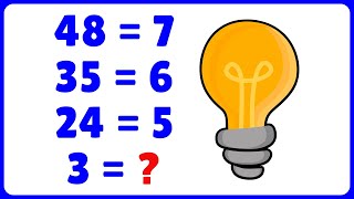 🔥 3 =❓ Sequência Lógica Matemática 🧠🧠 Como Resolver❓ Raciocínio Lógico Matemático