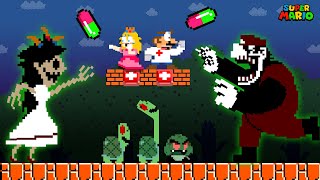 Dr. Mario and Peach VS the Zoombie Apocalypse | Game Animation