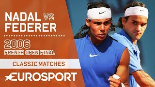 Rafael Nadal vs Roger Federer Highlights | French Open 2006 Men's Final | Eurosport