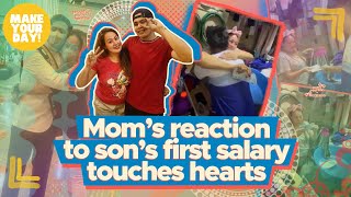 Mom’s reaction to son’s first salary touches hearts | Make Your Day